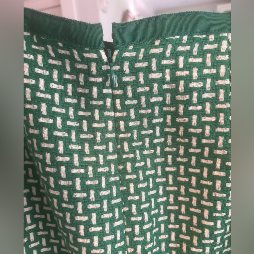 Talbots Green Geometric Pencil Skirt - Picture 5 of 8